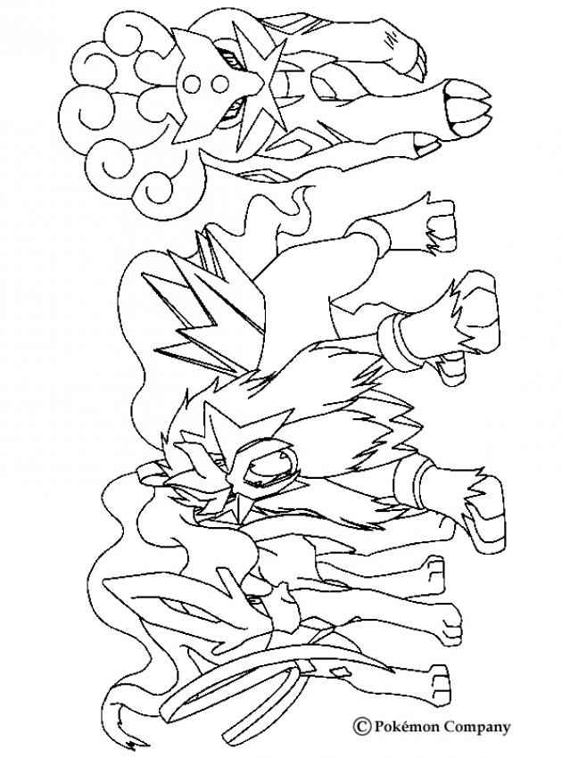 Desenhos de Pokémon Lendário para Colorir
