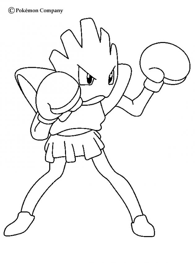 Desenho de Time de Pokemons para colorir