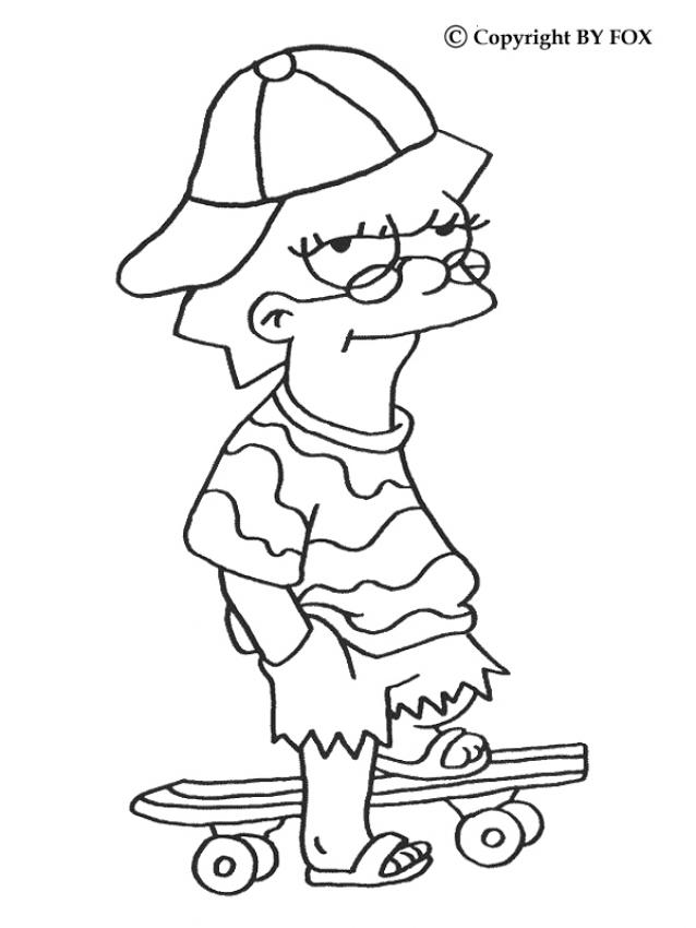 Lisa Simpson  Pipa Desenhos