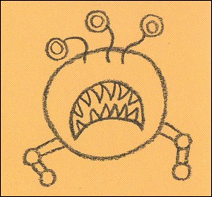 Como desenhar um alienígena do Dia das Bruxas