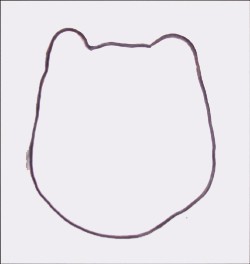 Como desenhar um gato com sua mão