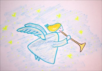 Como desenhar um anjo