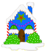 Animações de casas com decoração de Natal