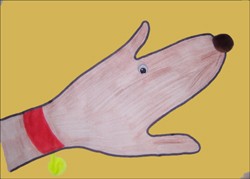 Como desenhar um Cachorro com sua mão