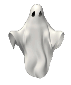 Animações do Dia das Bruxas de fantasmas