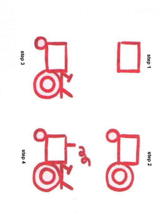 Como desenhar um trator  Tutorial de desenho passo a passo