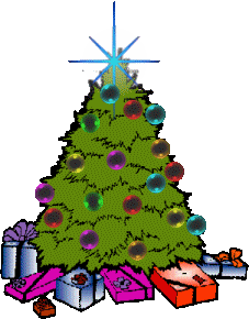 Animações de árvores de Natal