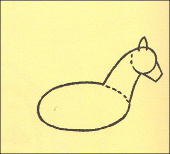 Como desenhar um cavalo de circo
