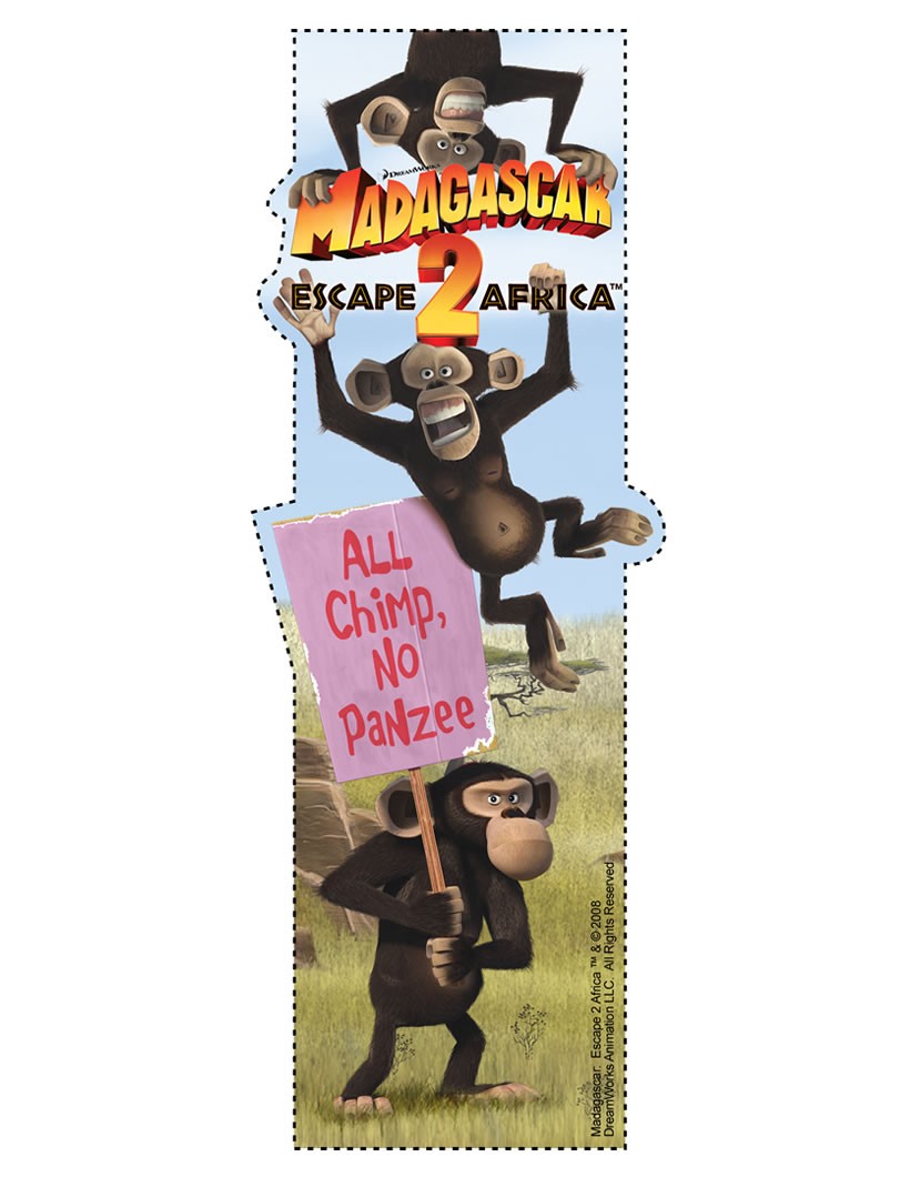 Marcador de página: Os chimpanzés de Madagascar