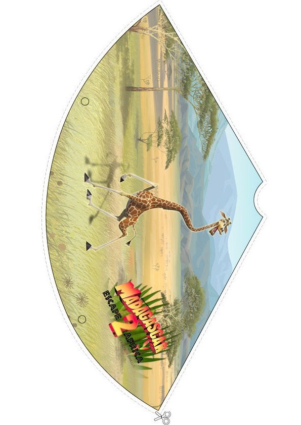 Madagascar 2: chapél de aniversario da Melman, a girafa