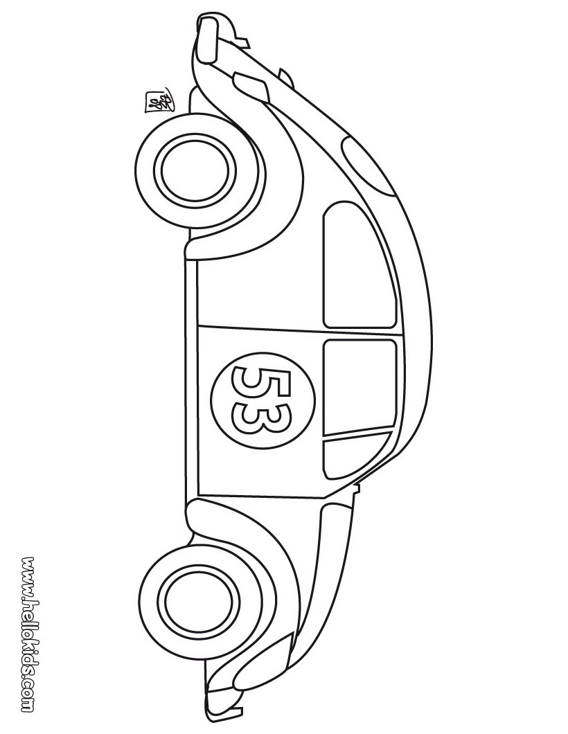 Desenho de Carro Antigo para colorir