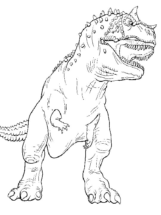 Desenhos para colorir de Tiranossauro T. Rex - Desenhos para