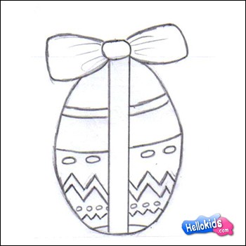 Como desenhar um ovo de Páscoa