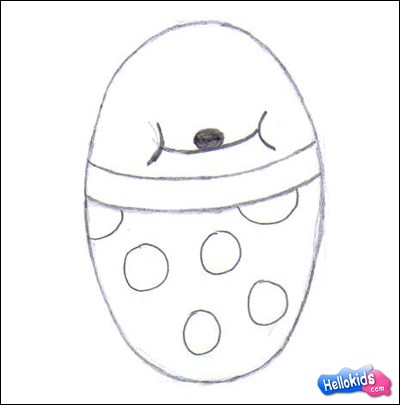 Como desenhar um ovo divertido