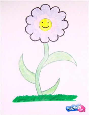 Como desenhar uma flor