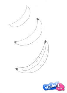 Como desenhar uma Banana