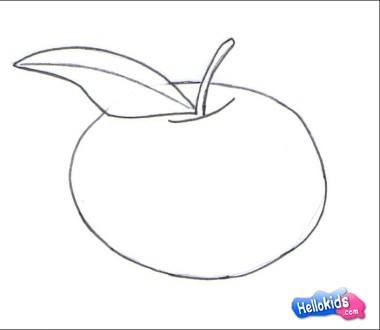 Como desenhar uma maçã