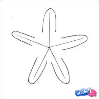 Como desenhar uma estrela-do-mar