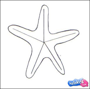 Como desenhar uma estrela-do-mar