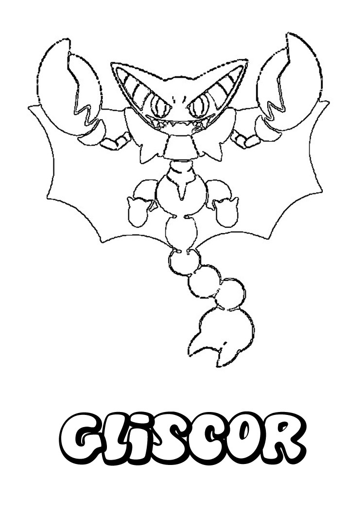 desenhos para colorir de desenho do pokémon gliscor para colorir pt