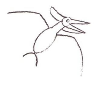 Como desenhar um Pteranodonte