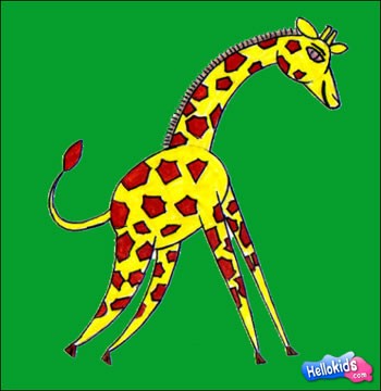 Como desenhar uma girafa