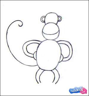 Desenho de Macaco-prego para colorir  Desenhos para colorir e imprimir  gratis