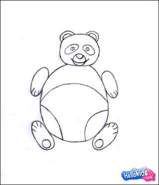 HOW TO DRAW A PANDA EASY STEP BY STEP - COMO DESENHAR UM PANDA