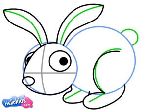 Como desenhar um coelho