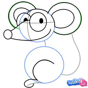 Como desenhar um ratinho
