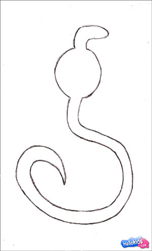 Desenhos de Cobra - Como desenhar Cobra passo a passo