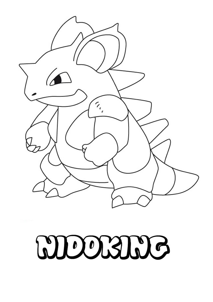 Desenhos para colorir de desenho do pokémon nidorino para colorir  