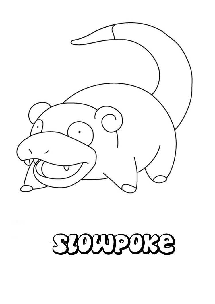 Desenhos para colorir de desenho do pokémon slowpoke para colorir pt