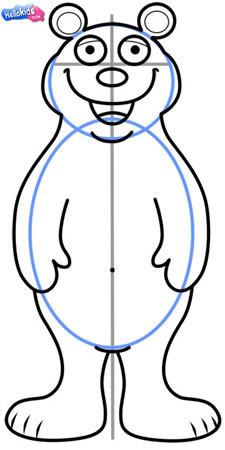 Como desenhar um urso polar