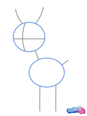 Como desenhar uma rena