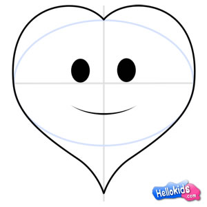 Como desenhar como desenhar um coração para o dia dos namorados 