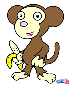 Como desenhar um macaco