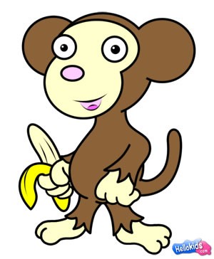 Desenho de macaco