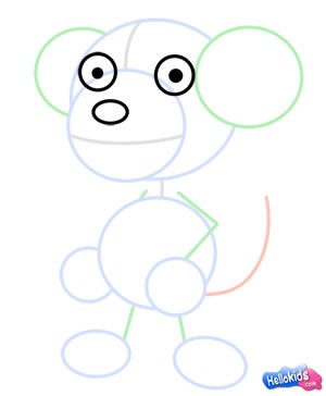 Como desenhar um macaco