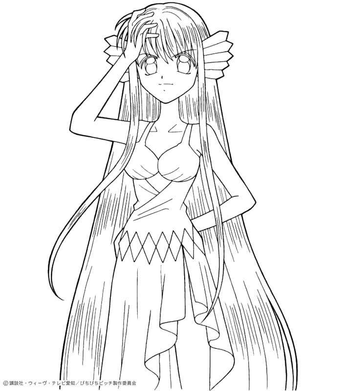 mermaid melody free coloring pages - photo #35