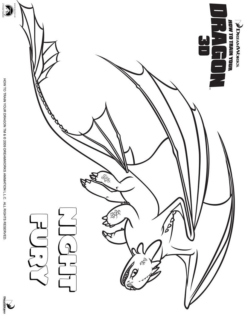 Night Fury Flying Coloring Pages Coloring Pages