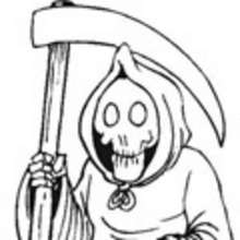 Desenhos de ESQUELETOS DE HALLOWEEN para colorir