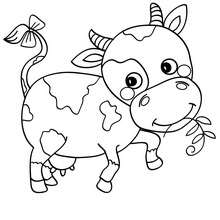 Featured image of post Desenhos De Animais Para Colorir Vaca Temos milhares de desenhos para colorir gratuitos para crian as