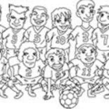 Desenhos de TIMES DE FUTEBOL para colorir