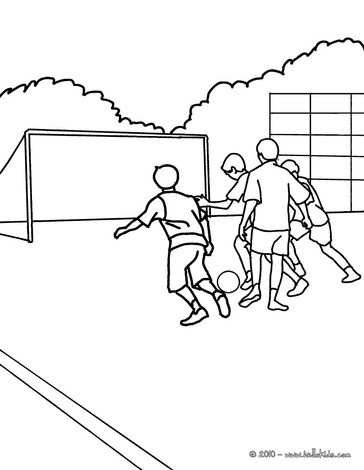 Desenho de Menina a jogar futebol para Colorir - Colorir.com