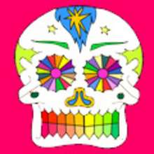 Desenhos do DIA DOS MORTOS NO MEXICO para colorir