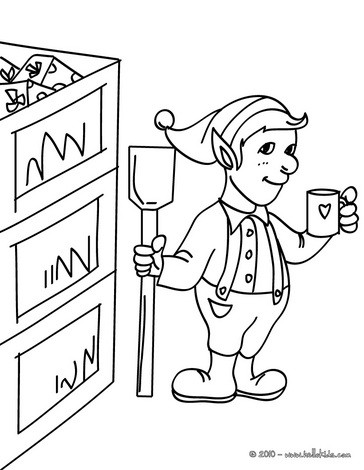 Desenho Duendes Trabalhando Brica Papai Noel Para Colorir Desenho Duendes Trabalhando Brica Papai Noel Para Colorir
