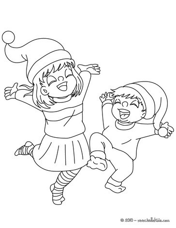 Desenhos para colorir de Natal gratuitos para crianças - Natal