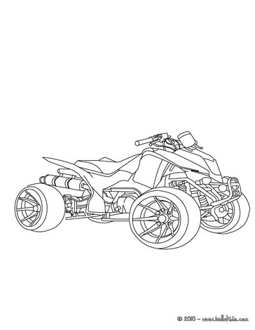 Desenho Criancas on Desenho De Um Quadriciclo Para Colorir   Desenhos De Motos De Quatro