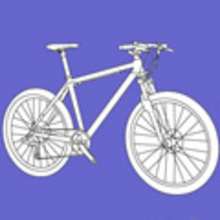 Desenhos de BICICLETAS para colorir